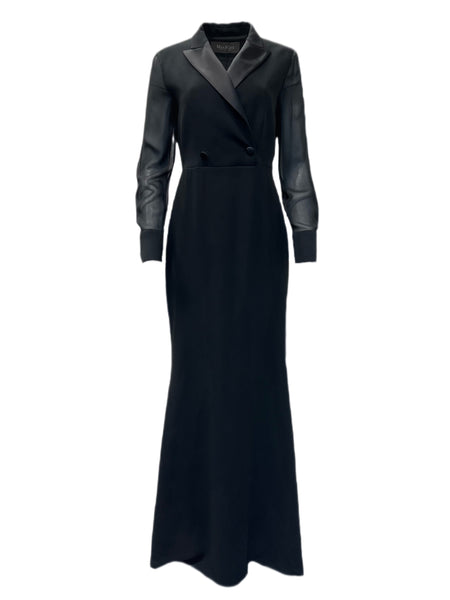 Max Mara Women's Black Bimba Maxi Dress Size 8 NWT