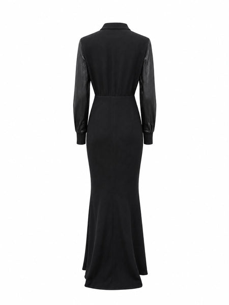 Max Mara Women's Black Bimba Maxi Dress Size 8 NWT