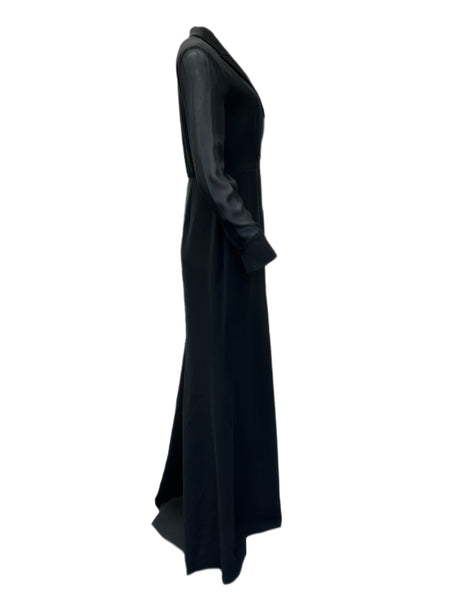 Max Mara Women's Black Bimba Maxi Dress Size 8 NWT