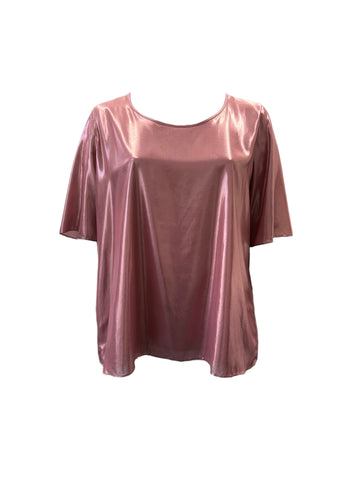 Marina Rinaldi Women's Pink Birillo Pullover Blouse NWT