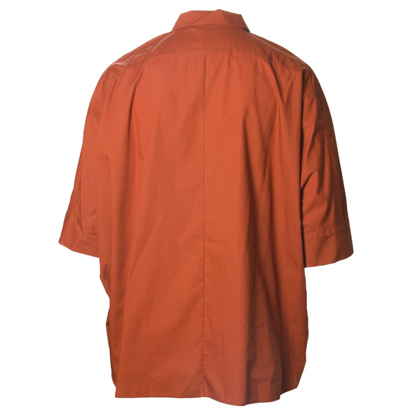 MARINA RINALDI Women's Rust Bivio 1/2 Sleeve Blouse $220 NWT