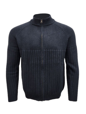 HoodLamb Men's Black Zip Up Soft Stretchy Hemp Sweater 420 NWT