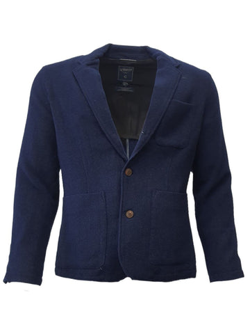 GRAYERS Men's Blue Wool 3 Button Classic Long Sleeve Blazer #J017118 NWT