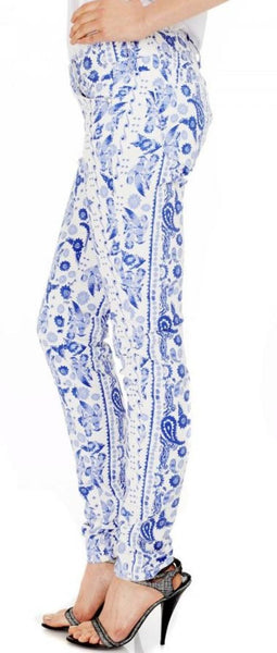 REBECCA MINKOFF Women's Bleecker Blue Multi Skinnny Jeans U13C5001 $128 NWT