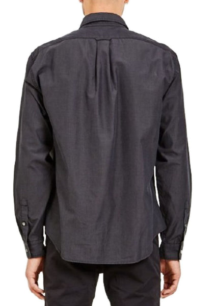 Alex Mill Men's Black End On End School Cotton Button-Up Shirt Small NWT