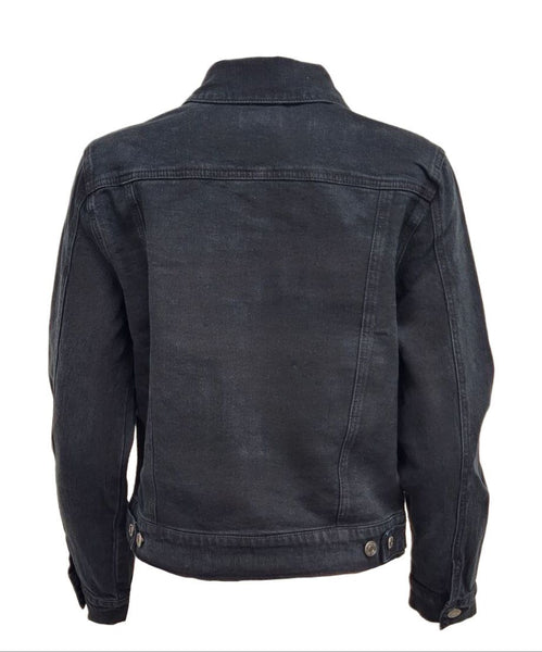 HoodLamb Women's Washed Denim Organic Cotton Hemp Jacket 420 NWT