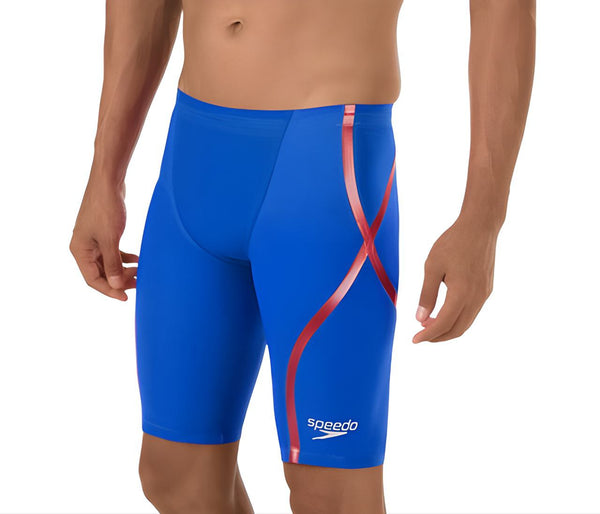 SPEEDO Men's Blue LZR Racer X Fina Approved Drawstring Jammer #992 NWT