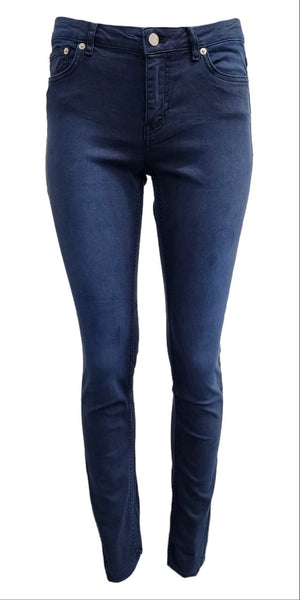 BLK DNM Women's Meadow Blue Low Rise Slim Fit Stretchy Skinny Jeans NWT