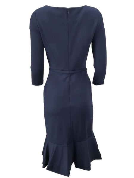 ERIN Women's Blue Eclipse Pensil Dress #41215003780 4 NWT