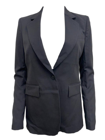 BLK DNM Women's Black Wool Spandex Blazer 1 Size US 4 NWT