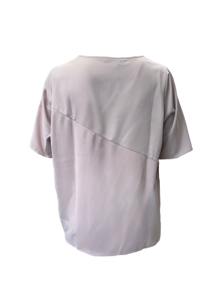 Marina Rinaldi Women's Pink Boemia Pullover Blouse NWT