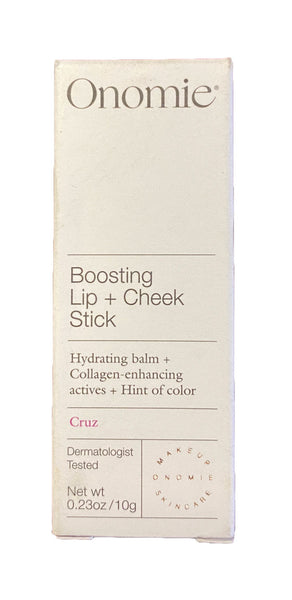 ONOMIE Boosting Lip + Cheek Hydrating & Collagen Stick in Cruz Shade 8g