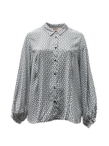 Marina Rinaldi Women's Bianco Borgo Viscose Shirt NWT