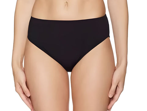 GOTTEX Women's Black Profile High Rise Swim Bottoms #E837-1P90 10 NWT