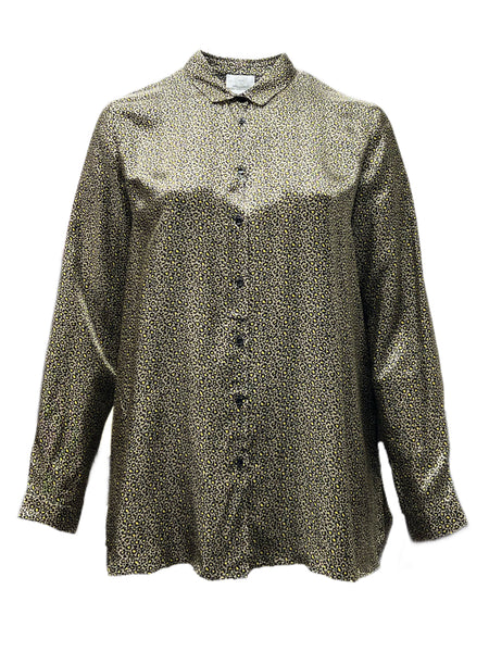 Marina Rinaldi Women's Green Bridget Viscose Shirt NWT