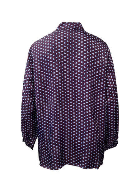 Marina Rinaldi Women's Purple Bridget Blouse NWT