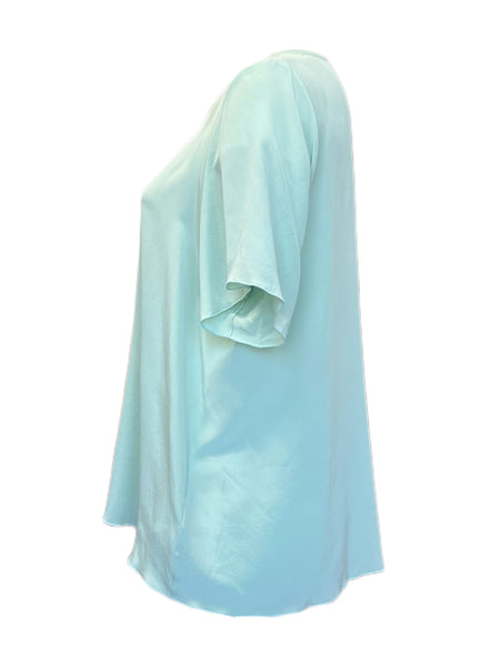 Marina Rinaldi Women's Green Brio Pullover Blouse NWT