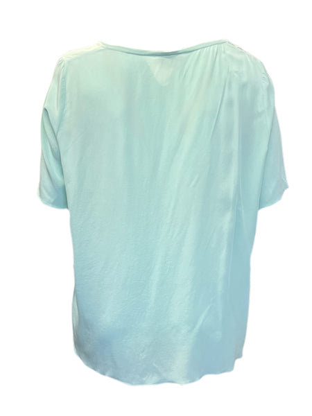 Marina Rinaldi Women's Green Brio Pullover Blouse NWT