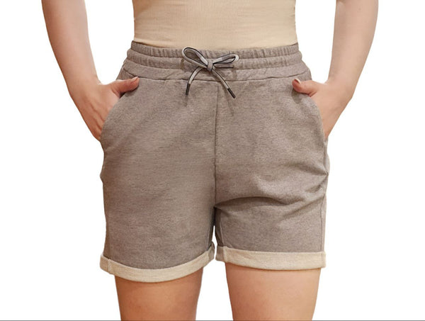 LNDR Women's Grey Marl Brisk Track Short #JS790 NWT