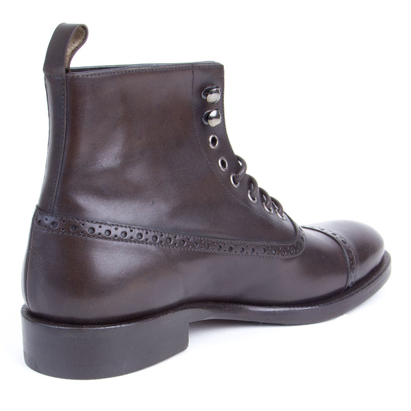 J. LINDEBERG Men's Ranger Italian Calf Boots, Dark Brown, US 7