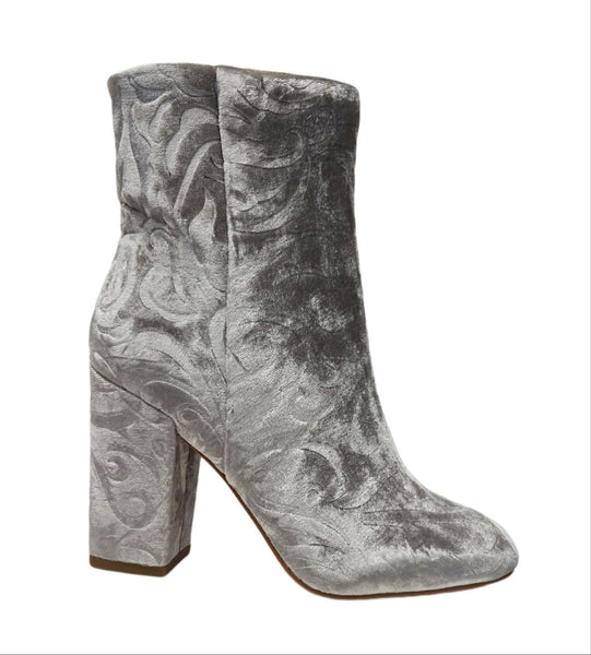 REBECCA MINKOFF Women's Sand Floral Embossed Bryce Booties #M9291007 NWB