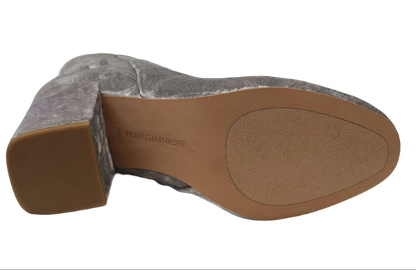 REBECCA MINKOFF Women's Sand Floral Embossed Bryce Booties #M9291007 NWB