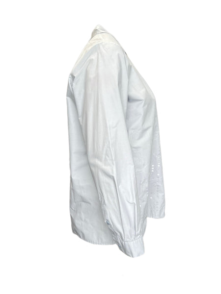 Marina Rinaldi Women's Blue Bucaneve Button Down Shirt NWT