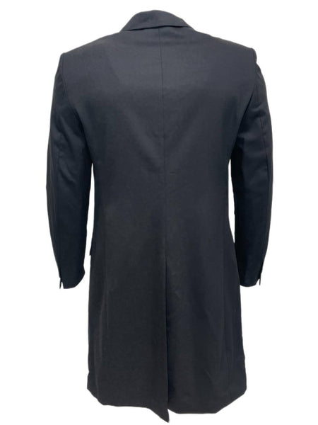 BLK DNM Men's Black Wool Coat 1 Size Large NWT
