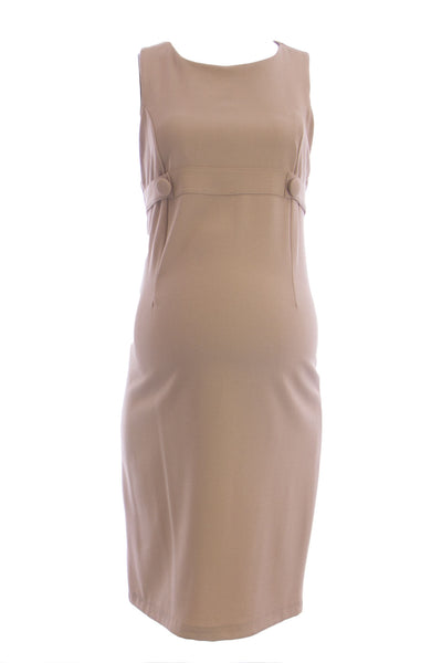 OLIAN Maternity Women's Princess Panel Sleeveless Sheath Dress $148 NWT