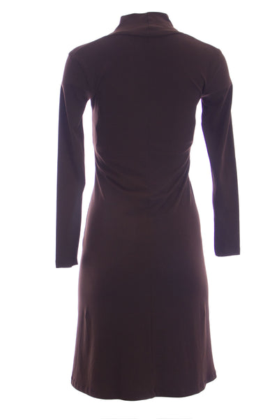 OLIAN Maternity Women's Twist Accent Front Long Sleeve Dress $138 NWT