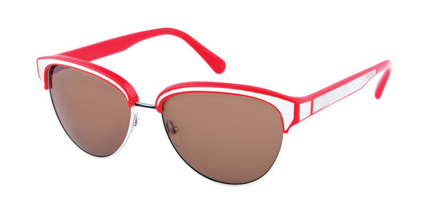 REBECCA MINKOFF Carmine Rimmed Cateye Sunglasses $220 NEW