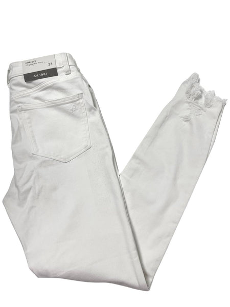 DL1961 Women's Kern Chrissy Ultra High Rise Skinny Cropped Jeans NWT