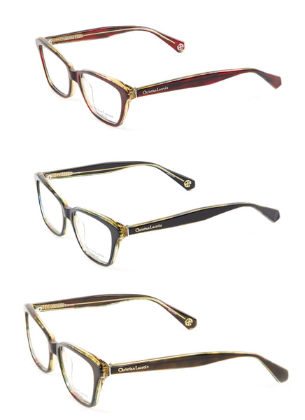 Christian LaCroix Rectangular Eyglass Frames CL1054 53mm NEW