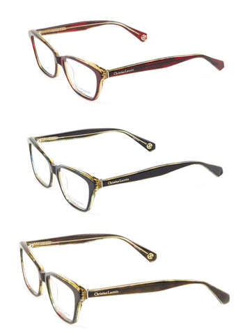 Christian LaCroix Rectangular Eyglass Frames CL1054 53mm NEW
