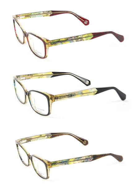 Christian LaCroix Rectangular Eyglass Frames CL1055 52mm NEW