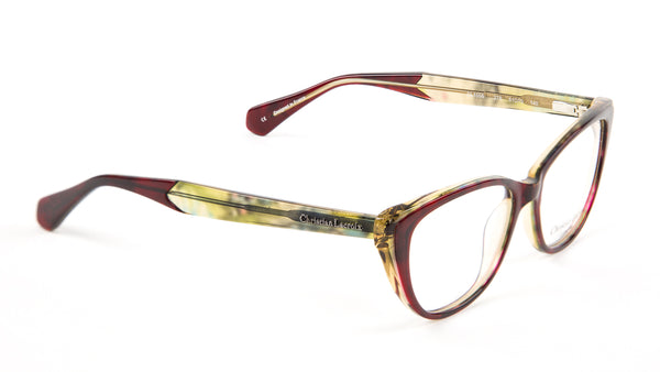 Christian LaCroix Cateye Eyeglass Frames CL1056 51mm Burgundy
