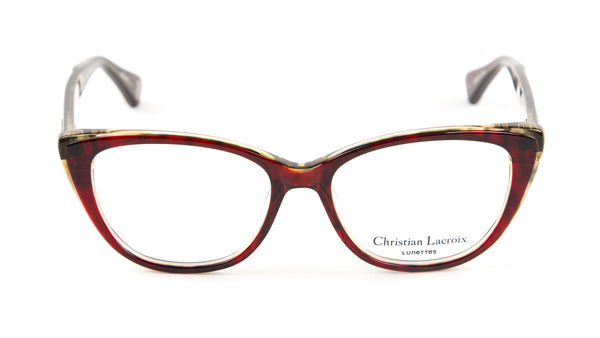 Christian LaCroix Cateye Eyeglass Frames CL1056 51mm Burgundy