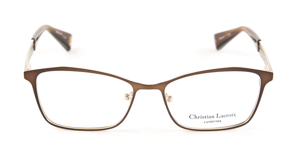 Christian LaCroix Metal Rim Eyeglass Frames CL3050 54mm Mahogany