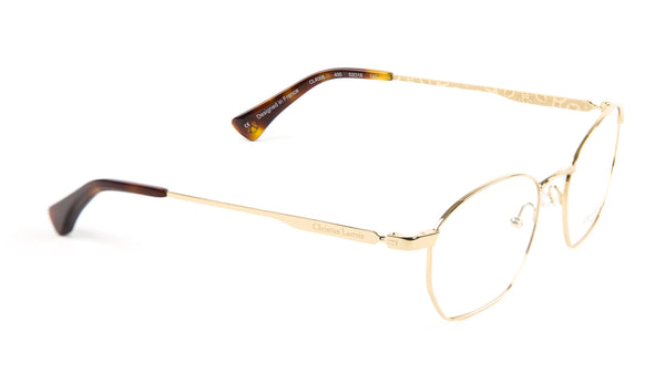 Christian LaCroix Metal Hexagon Eyeglass Frames CL4006 52mm NEW