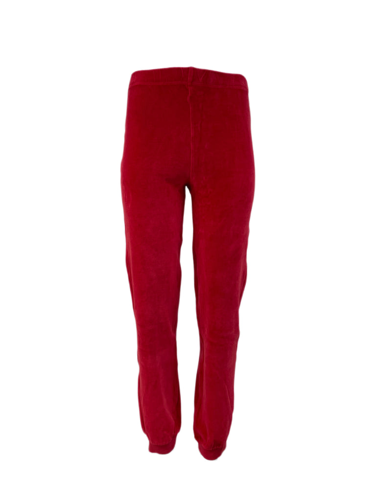 SUZIE KONDI Women's French Red Slim Track Pants #SK1908 Sz Small $195 NWT