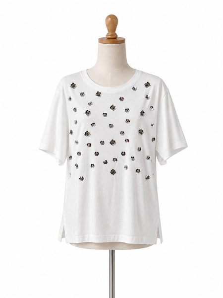 Max Mara Women's White Cabina Pullover T-Shirt NWT