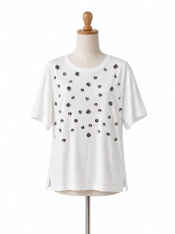Max Mara Women's White Cabina Pullover T-Shirt NWT