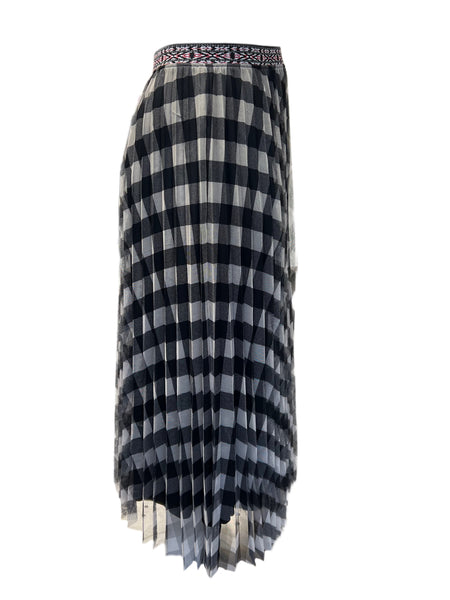 Marina Rinaldi Women's Brown Calamaio Straight Skirt NWT