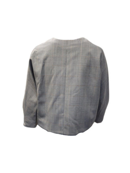 Marina Rinaldi Women's Grey Calesse Zipper Closure Jacket Size 16W/25 NWT