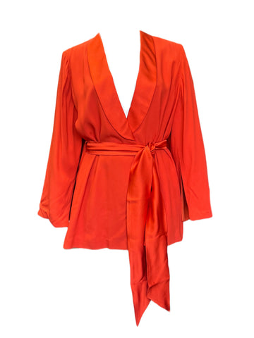Marina Rinaldi Women's Orange Calla Jacket NWT