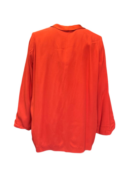 Marina Rinaldi Women's Orange Calla Jacket NWT