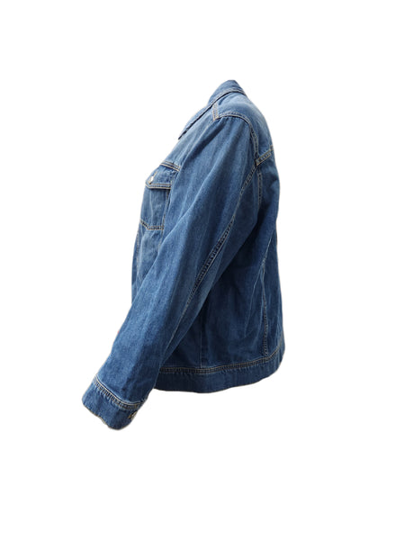 Marina Rinaldi Women's Blue Camaiore Denim Jacket NWT