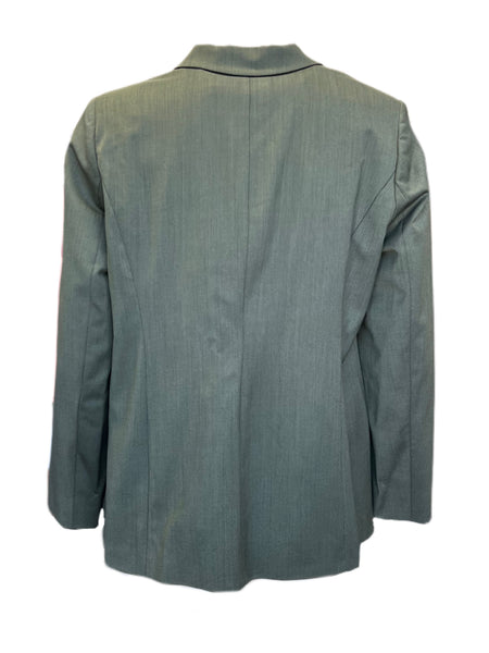 Marina Rinaldi Women's Green Cammeo Button Closure Jacket NWT