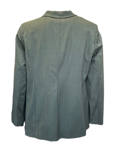 Marina Rinaldi Women's Green Cammeo Button Closure Jacket NWT