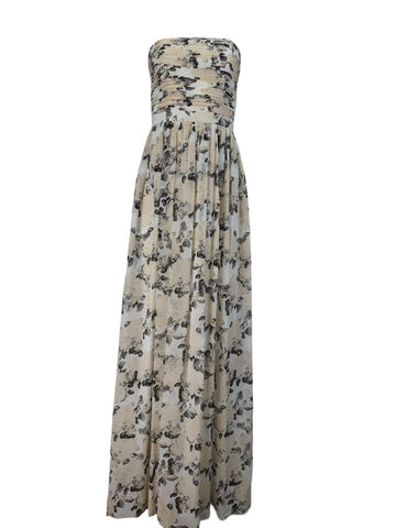 ERIN Women's Beige Peach Maxi Dress #40713704700 4 NWT